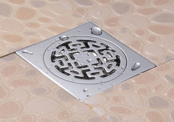 Free Shipping high quality solid copper shower floor bathroom toilet floor drain water anti-odor drain bath drain floor drainer DR087