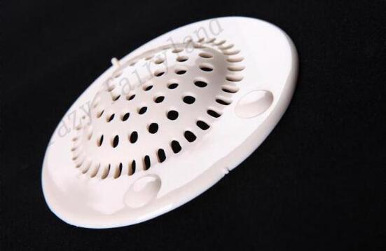 Bathroom Drain Hair Stopper Filter Bathroom Sink Strainer Hair Blocked Shower Hair Catcher Strainer White S Size 10CM 307