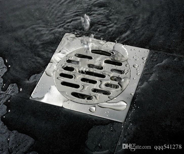 stylish 304 stainless steel Square Floor Drain Cover for Kitchen Bathroom Wholesale