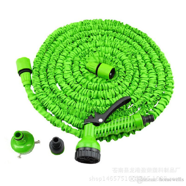 3X Expandable Magic Flexible Water Hose with 7in1 Spray Gun Nozzle 25FT/50FT/75FT/100FT/125FT Irrigation System Garden Hose Water Gun Pipe