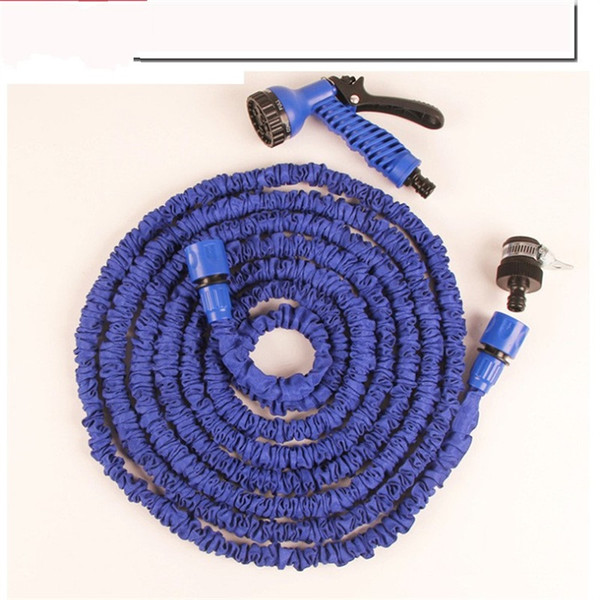 High Pressure Car Wash Blue Green Latex 7.5m25ft Telescopic Expanding Flexible Hose Spray Nozzle Bathroom Faucets Accessories 29bm6 bb