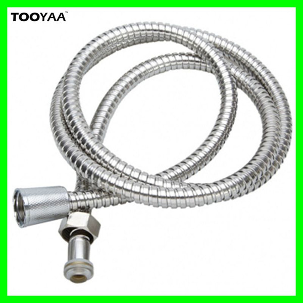 1.5M Bathroom Anti-twist Stainless Steel Shower Hose Flexible Chrome Shower Head Bathroom Water Hose Accessory