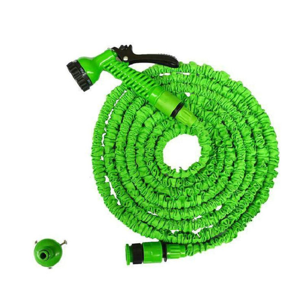 3X Expandable Magic Hose with 7in1 Spray Gun Nozzle 25FT/50FT/75FT/100FT Irrigation System Garden Hose Water Gun Pipe DHL Free