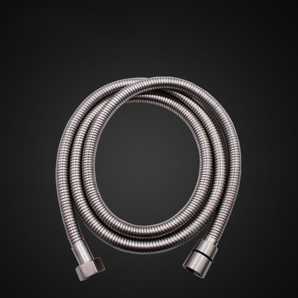 2017 Top Quality 2m Flexible Stainless Steel Chrome Standard Shower Head Bathroom Hose Pipe Free DHL XL-G272