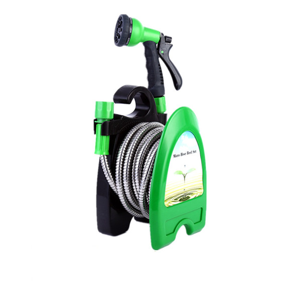 Anti-Abrasion Micro Hose Reel Set Watering Irrigation Stainless Steel Garden Hose Pipe Reel