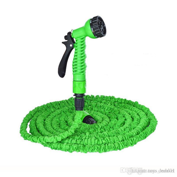 Garden hose 25FT 50FT 75FT 100FT Flexible X Garden Water Hose With Spray Gun Car Wash Pipe Retractable Watering Telescopic Rubber Hose