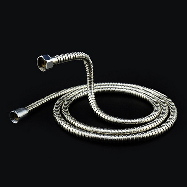 1.5m Meter Chrome Shower Bath Hose Flexible Stainless Steel Replacement Pipe High quality Bathroom tube hose double proof Explosion