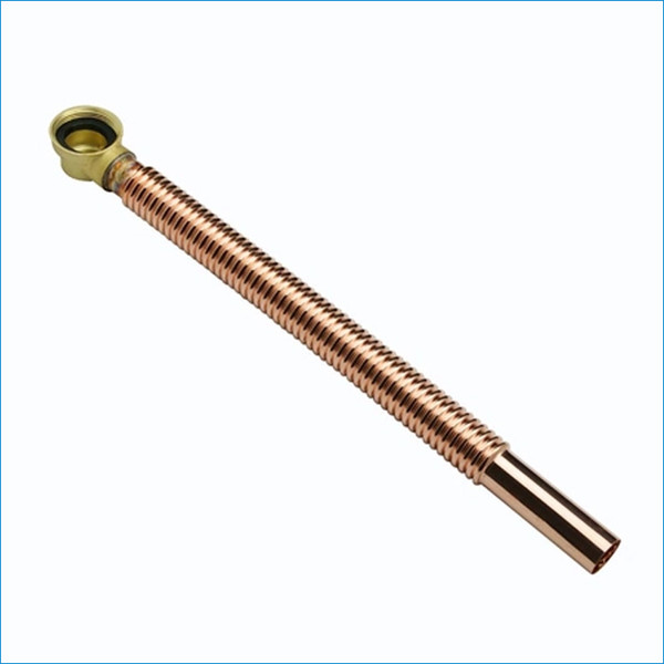 Under the water,Copper elbow Bathtub Drain Parts,Stainless steel bellows,drain pipes,Free Shipping J14117