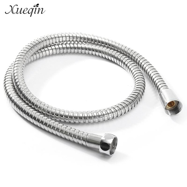 1m/1.5m/ 2m G1/2 Inch Flexible Shower Hose Stainless Steel Chrome Bathroom Water Head Showerhead Pipe