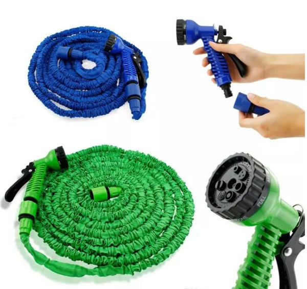 Expandable Hose 50FT Garden Water Hose Expandable Flexible Hose Green Blue Water Garden Pipe with spray