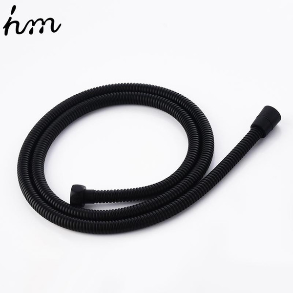 hm Plumbing Hoses Black Shower Hose 1.5m Plumbing Hose Bath Products Bathroom Accessories SUS304 Black Shower Tubing Hoses