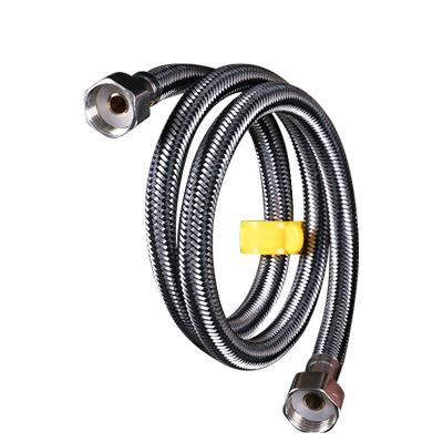 Stainless steel wire double head hose Single cold tap inlet pipe Specification 4 points DN/15 NPS/0.5in