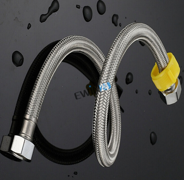 New and High Quality 1M Flexible Stainless Steel Chrome Hose and Shower Head Bathroom Pipe 5pcs