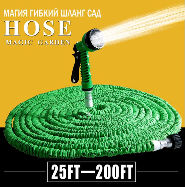 Hot Selling 25FT-200FT Garden Hose Expandable Magic Flexible Water Hose EU Hose Plastic Hoses Pipe With Spray Gun To Watering