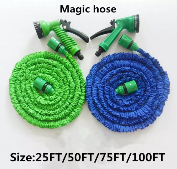 Hot sale Expandable & Flexible Water Garden Hose, hose flexible 25FT 50FT 75FT 100FT free DHL