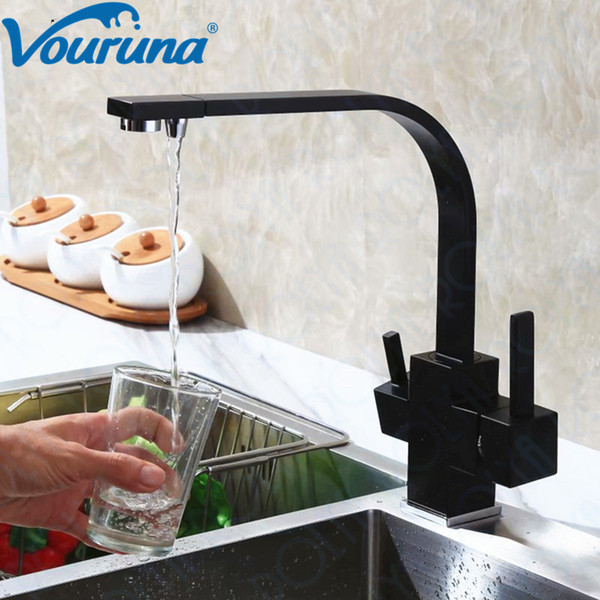 VOURUNA Cubix Clean Water Filter Tap Three Way Kitchen Faucets Wholesale