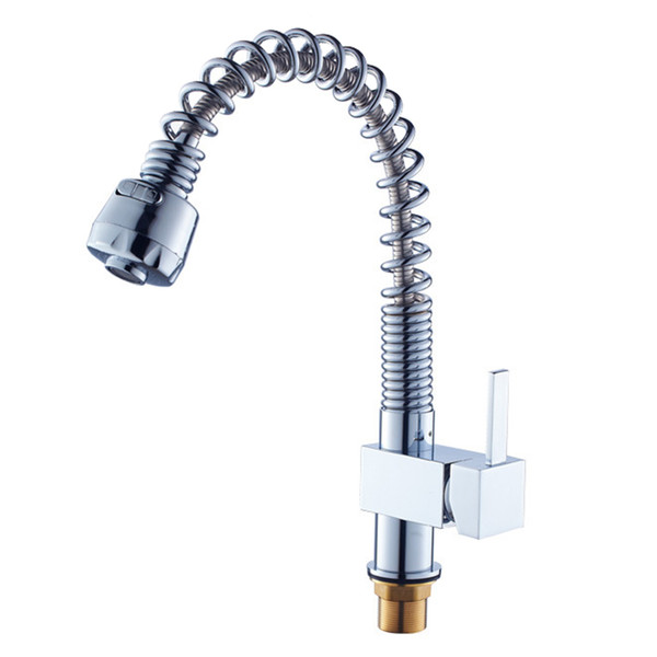 Hot Cold Water Sprinkler Water Economizer Home Easy To Use Single Brass Mixer Tap Fast Faucet Durable Kitchen Bathroom