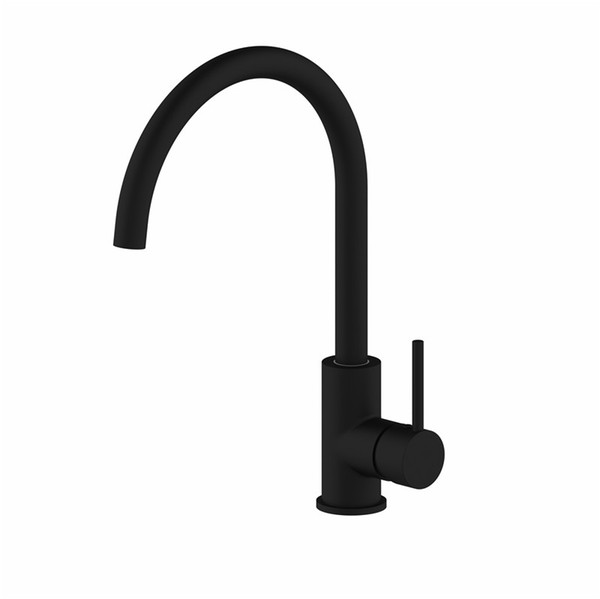 Kitchen Faucet Black Brass 360 Degree Hot and Cold Kitchen Water Tap Mixer Dual Sink Rotation with Aerator