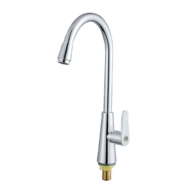 Rotatable Cold Faucets Basin Sink Deck Mount Hotel Zinc Alloy Water Tap