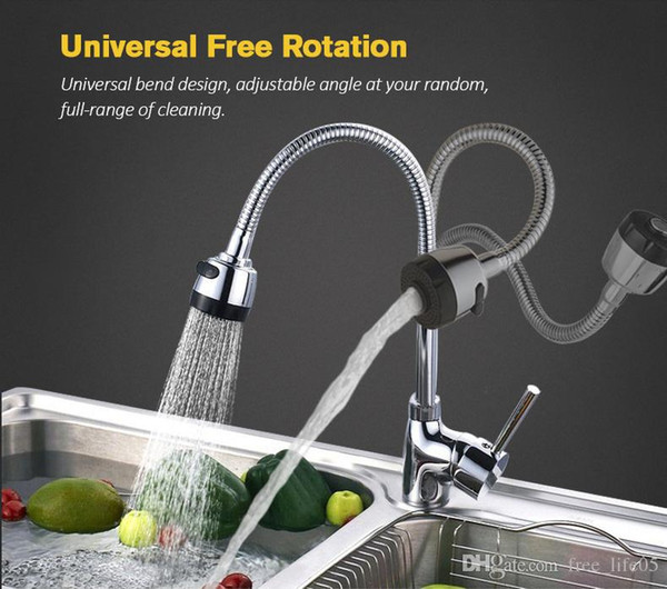 Solid Brass Kitchen Mixer Cold and Hot Kitchen Tap Single Hole Water Tap Kitchen Faucet Torneira Cozinha