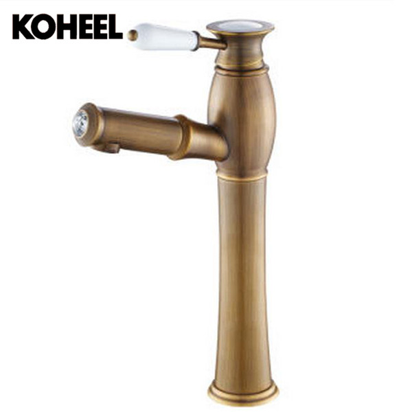 Kitchen Faucets High-level Faucet Diamond Handle Ceramic Paint Pull Out Bronze Kitchen Faucet Mixer Tap With Bathroom Pull Down