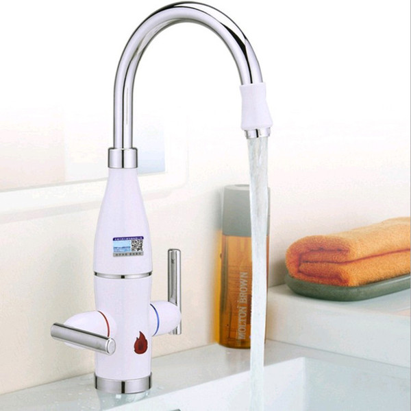 Quick electric water heater, 3 seconds speed hot dish washing, bath convenient and quick water heater faucet