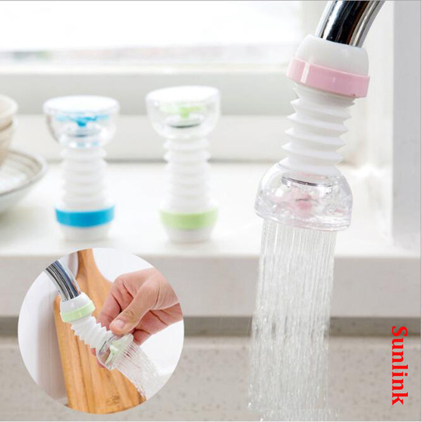 kitchen faucet soft toy pp made multi colors 360 degree rotation with retail box for pipe diameter 16 to 19mm