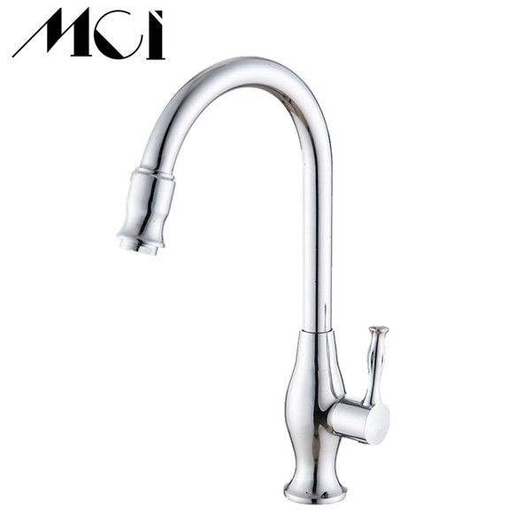 Kitchen Faucet 360 Degree Rotation Rule Shape Curved Outlet Pipe Tap Basin Plumbing Hardware Sink Fauce Torneira Cozinha Mci