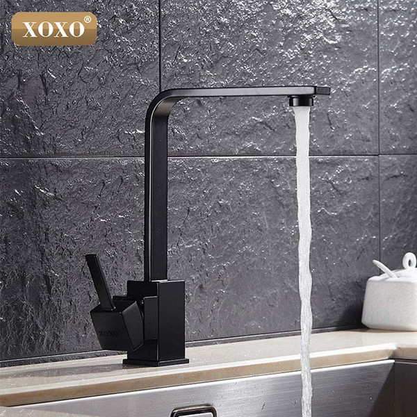 XOXO Kitchen Faucet Cold and Hot Water Tap Single Handle Kitchen Faucets Swivel Spout Water Sink Mixer Tap Faucets 83030