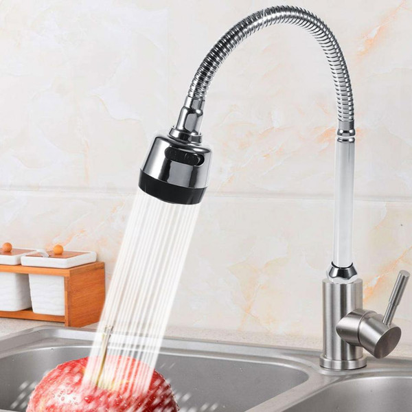 Swivel Spout Kitchen Sink Faucet Pipe Fittings Single Handle Connection 304 Steel Stainless For The Kitchen High Quality