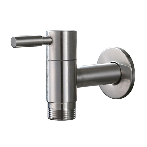 Stainless Steel Single Handle Water Tap Faucet 1/2
