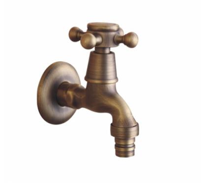 Top sale Antique brass bathroom faucet shower faucet laundry and utility faucets single cold water taps A-FN8001