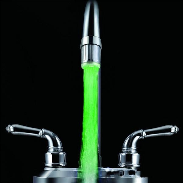 Led Water Faucet Stream Light Electroplated Practical Fuller Faucets Lamp Glowing In The Dark Tap Lamps Color 7 8rb cc