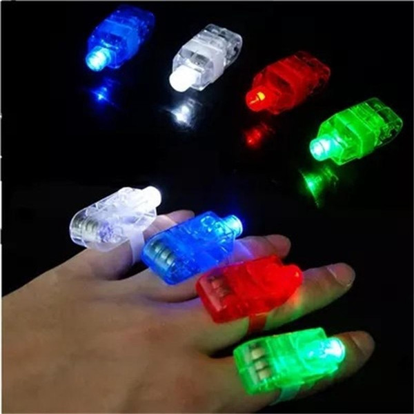 LED Finger Light Battery Operated Lights 4 Colors Funny Interesting Day Kid Birthday Toys Presents Lamps 0 2ms ii