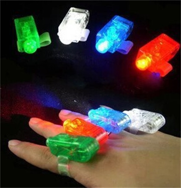 LED Finger Light Battery Operated Lights 4 Colors For Children Day Kid Birthday Toys Gifts Lamps 0 2ms gg