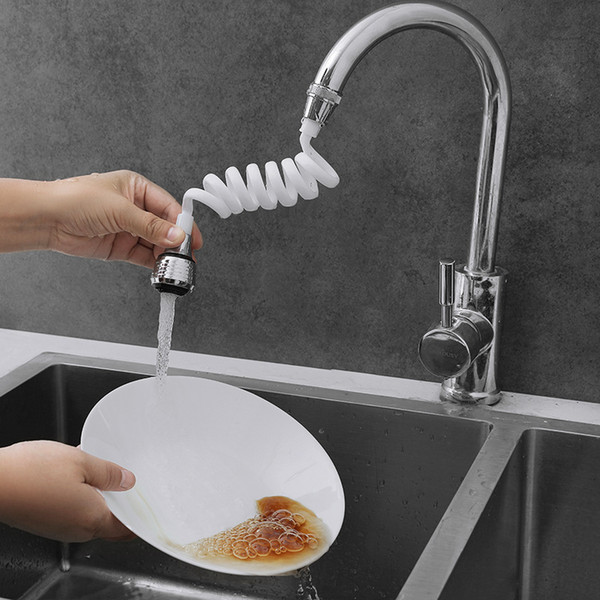 2376 Flexible Hose Flower Home And Abroad Use Tap Water Defence Splash Filter Kitchen Lengthen Water Filter Filter