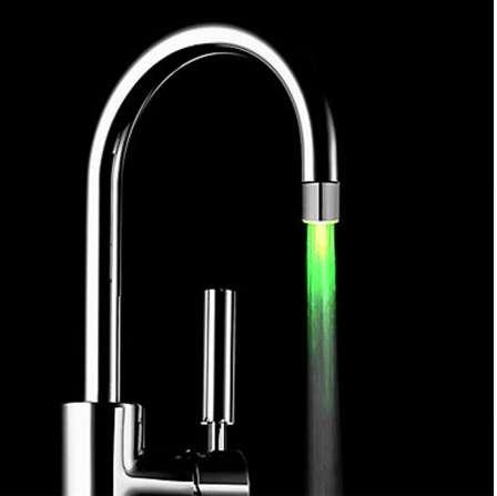 LED Water Faucet 1PC Romantic 7 Color Change LED Light Shower Head Water Bath Home Bathroom Glow dec19