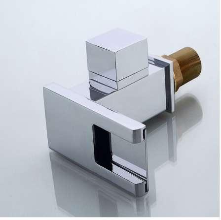 Free shipping BAKALA Bathroom LED waterfall Faucet sink basin mixer tap square chromed polished brass LH-9002