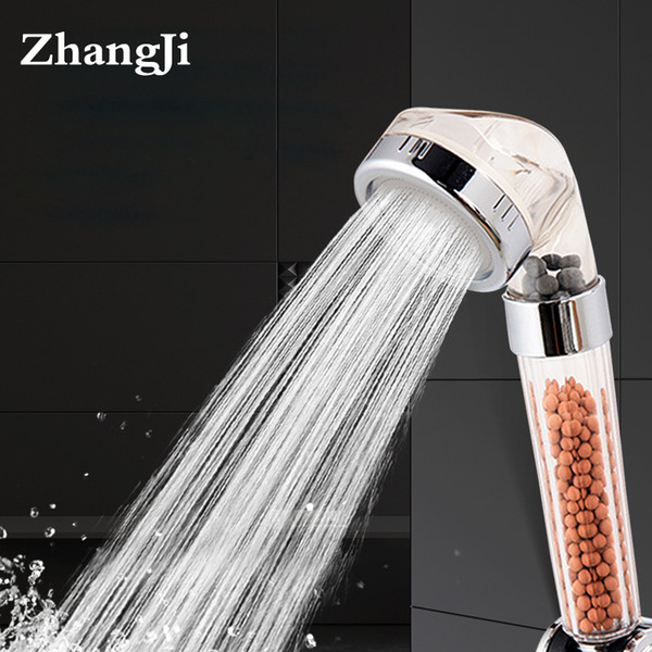 Bathroom Water Therapy Shower Anion Handheld Shower Head Water Saving Rainfall Filter Shower Head High Pressure