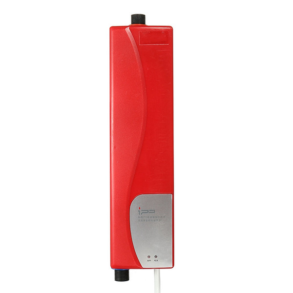 Wholesale- Mini Instant Electric Water Heater Bath Shower Heater Bathroom Kitchen Basin Sink Tap Faucet AU Plug Solar Heating Faucet Taps