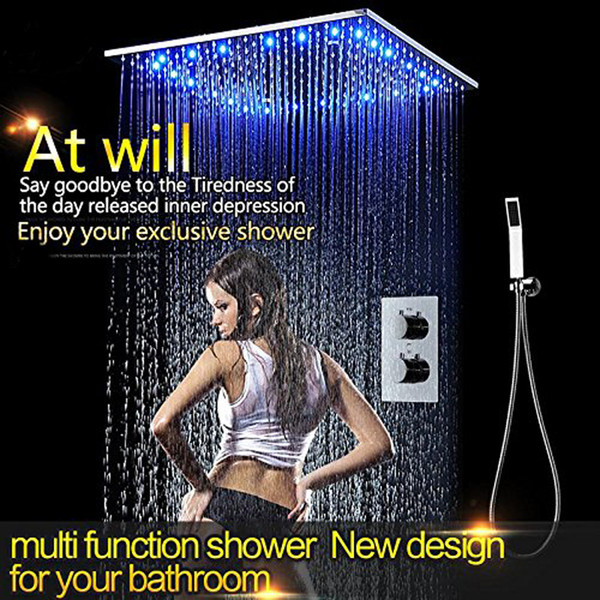 Concealed Thermostat Shower Set with 20