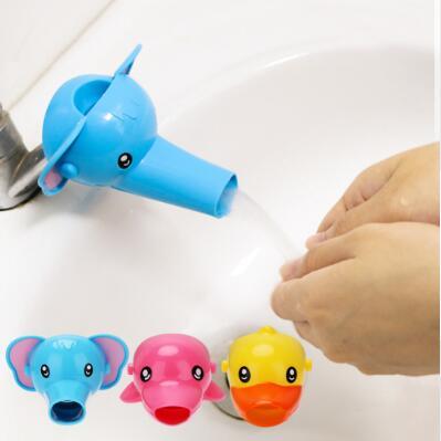 Funny Cartoon Water Faucet Extender Sink Handle Extender For Baby Kids Hand Washing Child Sink Guide Bathing Accessories