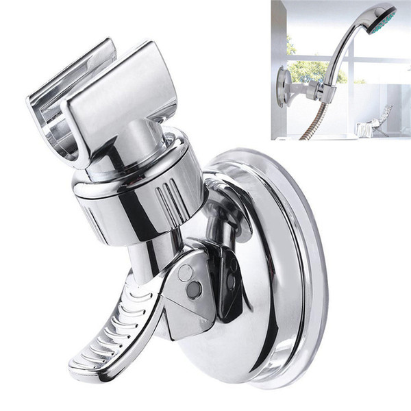 Shower Head Handset Holder Chrome Bathroom Wall Mount Adjustable Suction Bracket Oct24 Professional Factory price Drop Shipping