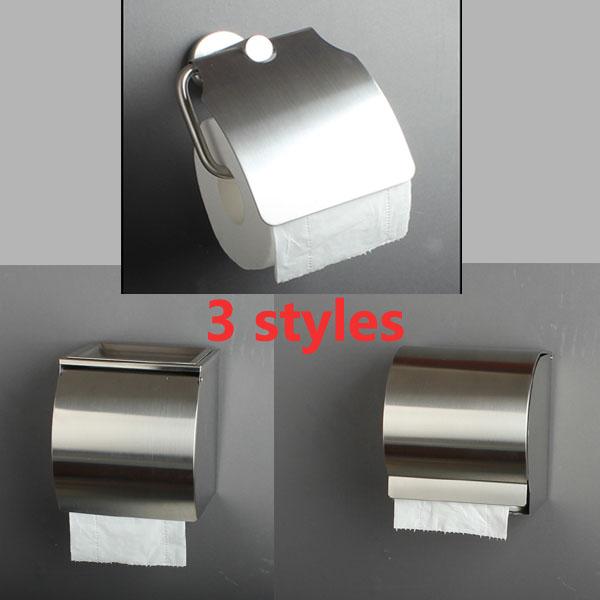 2017 Square Stainless Steel Toilet Paper Tissue Roll Holder Hanger Wall Mounted Free shipping