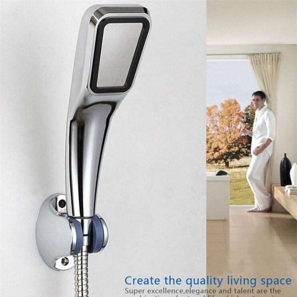 300 hole Pressurized Water Saving Shower Head ABS With Chrome Plated Bathroom Hand Shower Water Booster Showerhead