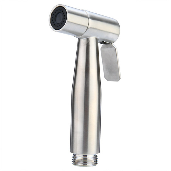 Stainless Steel Hand Held Shattaf Toilet Bidet Bathroom Shower Head Sprayer Tool for Bathroom Clean Hand Hold Bidet