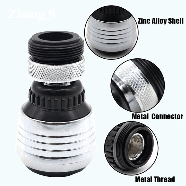 Water Saving Faucet Aerator kitchen Bathroom High quality metal material 2 mode aerator shower head Free Shipping