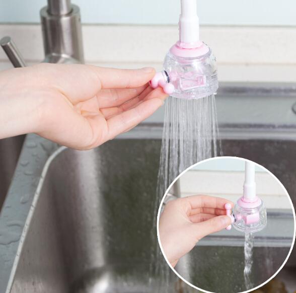 Adjsutable Water Saver Flexible Faucet Extender Faucet Filter Splashproof Sprinkler Spout Pottop Water Saver Kitchen Home Extended Shower