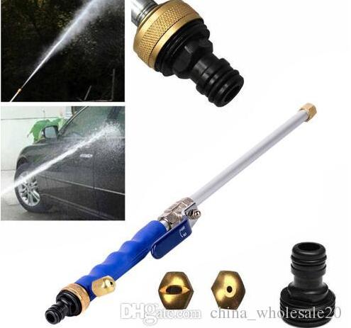 Free shipping Portable Aluminium High Pressure Power Washer Gun Car Spray Cleaner Garden Watering Nozzle Jet Hose Wand Cleaning Tool