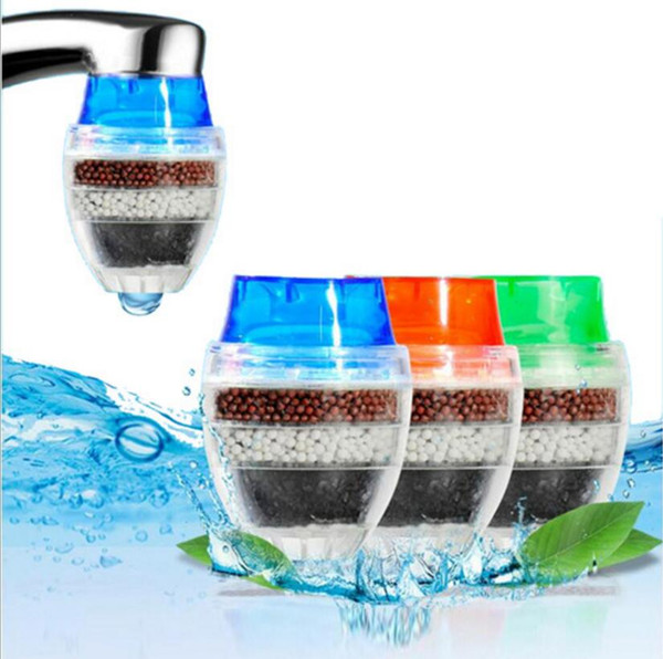 Household Cleaning Water Filter Mini Kitchen Faucet Air Purifier Water Purifier Water Filter Cartridge Filter fast shipping